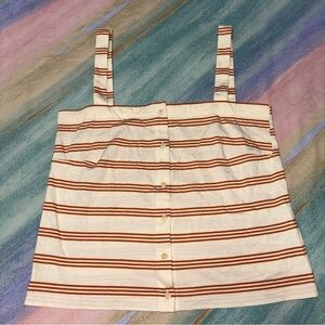 The Tiny Big Sister women’s striped top buttons size 36